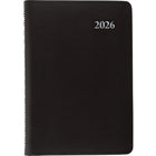 Staples - Agenda quotidien 2026 - 8 po H x 4 7/8 po l - noir - bilingue-12 mois : janvier 2026 à décembre 2026