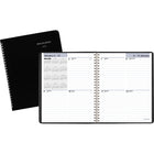AT-A-GLANCE - Agenda hebdomadaire 2025 - 8 3/4 po H x 6 7/8 po l - noir - anglais-Format des pages : 8 3/4 po H x 6 7/8 po l