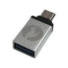 Kanguru - Adaptateur USB 3.0 Type A vers USB-C - Paquet de 2-Le connecteur USB Type-C renforcé présente un design symétrique pour une connexion facile du premier coup