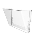 Classeur mural transparent de Storex, paquet de 2-2/paq.