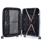 TUCCI - Bagage à main rigide Lussore 20 po - Noirs-Glide-Tech Dual Wheel System – Une maniabilité fluide et sans effort. Dispose du système Glide-Tech à double roue pour un roulis sans effort à 360° dans toutes les directions