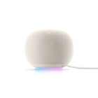 Google - Haut-parleur Home - Porcelaine-Accédez à Gemini Live sur votre haut-parleur Google Home et obtenez l'aide d'un expert, discutez librement, interrompez et posez des questions complémentaires