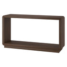 Hudson&Canal - Table console rectangulaire Lonni - 55 po l - Chêne brun-Le plateau et l'étagère inférieure supportent chacun un poids maximal de 22,7 kg (50 lb)