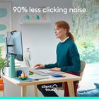 Logitech Signature M650 Souris Sans Fil - Blanc-Connectez Comme Voulez: Connectez cette souris d'ordinateur sans fil en un instant via le Bluetooth Low Energy ou le récepteur USB Logi Bolt