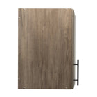 Prepac - Armoire murale Elite empilable 32 po - Gris dérivé-Portes en MDF massif avec un bord profilé et élégant
