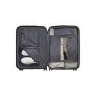 Bugatti - Valise d'enregistrement à coque rigide, 26po  de la collection Dubai- Vert Artique-Système d'extension à fermeture éclair pour 20 % d'espace de rangement en plus