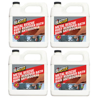 Blaster - Bain décapant d'élimination de la rouille Metal Rescue 3,78 L - Paquet de 4-Trempage antirouille facile à utiliser