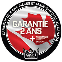 Kucht - 24 po Série KFX-X Cuisinière Pro Style au gaz naturel - Acier inoxydable-10