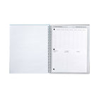 Hilroy - Cahier Ours Loveland - 160 Pages - 10-1/2 po H x 8-5/8 po l, Bleu Foncé -Reliure à spirale argentée
