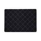 Korhani Studio - Tapis utilitaire lavable et séchable - 3 pi x 4 pi - noir-Conçu pour un usage quotidien dans les zones à fort passage comme les entrées, les vestibules, les garages et les salles de lavage