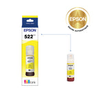 Epson - T522 Bouteille d’encre - Capacité standard - Jaune-Bouteilles de rechange à faible coût permettant d’économiser jusqu’à 80 % sur l’encre comparativement aux cartouches