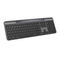 Logitech - Signature Slim Solar+ K980, clavier sans fil - Graphite-Toujours alimenté : un clavier sans fil de taille standard avec une saisie instantanée et ininterrompue sous n’importe quelle source lumineuse, solaire ou artificielle , même par temps sombre ou pluvieux