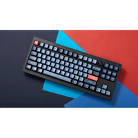 Keychron - V3 Max RGB Wireless Mechanical Keyboard - Red Switch - TKL Layout with Knob - Carbon Black-PCB remplaçable à chaud : Personnalisez votre expérience de frappe à la volée avec le PCB remplaçable à chaud, vous permettant de personnaliser votre clavier facilement sans soudure, prenant en charge divers interrupteurs mécaniques de style MX.