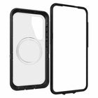 OtterBox - Coque Defender Pro XT transparente avec aimants pour Samsung Galaxy S25 - Dark Side-Design protecteur à double couche maintenant le téléphone en place grâce à un cadre ajusté sous pression