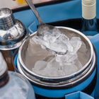 RovR - KeepR Porte-bébé à boisson avec seau à glace et bandoulière - Corail-Poignée de transport robuste avec poignée en mousse offrant une portabilité élégante et facile