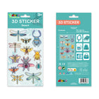 Avenir - Nature Creations Insectes 3d autocollants -Diverses espèces d'insectes