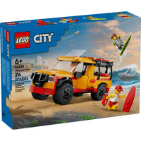 LEGO - City Great Vehicles Camion de sauvetage de plage Lifeguard - 214 pièces-LEGO City Lifeguard Beach Rescue Truck Set de jeu pour les enfants âgés de 6 ans et plus