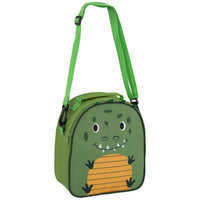 Merangue - Sac à lunch isotherme pour enfants thème animal - Dinosaure-Poignée supérieure et bandoulière détachables et réglables