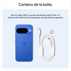 Google Pixel 10 - 256 Go - Indigo - Bell et Virgin Plus-La pile du Pixel 10 peut offrir une autonomie de plus de 24 heures - jusqu'à 100 heures avec l'Économiseur de pile extrême - et se recharger à 55 % en environ 30 minutes. De plus, le téléphone est doté de la technologie magnétique Pixelsnap pour une recharge sans fil sans effort qui s'enclenche en place