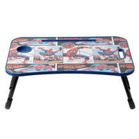 Danawares - Bureau d'appoint pliable Marvel Spider-Man-Tablette multifonctionnelle, idéale pour faire ses devoirs, lire, dessiner, prendre ses repas, jouer à des jeux vidéo et utiliser un ordinateur portable
