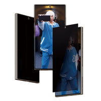 PanzerGlass - Protecteur d'écran de confidentialité pour Samsung Galaxy S24 Ultra - Noir-Le verre de protection d'écran le plus résistant.