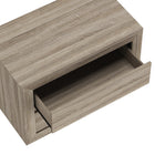 Manhattan Comfort - Table de nuit contemporaine Soren 32" à 2 tiroirs - Chêne naturel-Disponible en chêne blanchi, chêne naturel et gris charbon