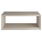 Hudson&Canal - Table basse rectangulaire Osmond 48" L - Blanc aulne-La table est fabriquée à partir de matériaux MDF de haute qualité et durables