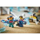 LEGO - Kit de science Animaux de l'Antarctique-Le relief « glacé » de ce jouet scientifique de 461 pièces mesure plus de 25 cm de large