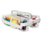 Deflecto - Organisateur de caddie empilable avec 3 conteneurs-Essentiel pour apporter des fournitures avec vous, ou organiser un petit espace.