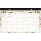 Mead - Sous-main mensuel cercle floral artisanal 2025-2026 - 10 7/8 po H x 17 3/4 po l - bilingue-Format des pages : 10 7/8 po H x 17 3/4 po l
