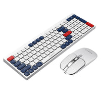 Havit - Ensemble combiné clavier et souris sans fil bimode - Blanc-Connectivité double mode : passez facilement d'un appareil à l'autre grâce à la connectivité sans fil 2,4 GHz et Bluetooth 5.1 pour une utilisation polyvalente et ininterrompue