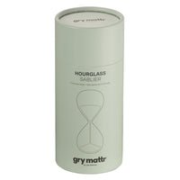 Gry Mattr - Sablier de 5 minutes-Fait de verre et de sable coloré