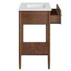 Modway - Zaire 36" Vanette de salle de bain - Blanc noyer-9