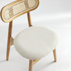 Manhattan Comfort - Lot de 2 chaises de salle à manger Colbert 44,5 cm style industriel chic, rembourrées, coloris Nature et Avoine-19,09 po L x 23 po l x 29,92 po H