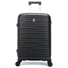 TUCCI - Bagage à main rigide Lussore 20 po - Noirs-Conçu en Italie – Savoir-faire et style italiens premium. Fabriqué avec une coque rigide en polypropylène haut de gamme, flexible, légère et conçue pour durer