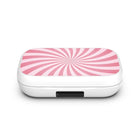 MyBat - Écouteurs Open-Ear XL Design Lab - Blanc - Candy Swirl-Compatibilité universelle Bluetooth avec appairage instantané
