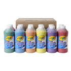 Crayola - Peinture lavable – Couleurs assorties – 16 oz – 12 unités-PEINTURES LAVABLES : Ces peintures à base d'eau se lavent sur la peau, les murs et la plupart des vêtements lavables.