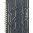 Cambridge - Agenda hebdomadaire/mensuel Hera 2026 - 8 1/2 po H x 5 1/2 po l - gris - bilingue-12 mois : janvier à décembre 2026