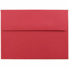 JAM Paper - Enveloppes d'invitation colorées A7 - 5 1/4 x 7 1/4 - rouge recyclé - Paquet de 100-Caractéristiques de l'enveloppe : Fermeture à rabat droit en gomme, finition papier lisse de haute qualité, 30 % recyclé