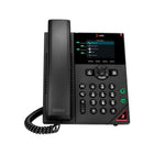 HP - Téléphone IP filaire à montage mural Poly VVX 250 à 4 lignes - Noir-Écran LCD couleur 2,8" 320 x 240