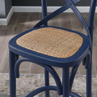 Modway - Gear Tabouret de bar - Bleu Minuit-Aucune assemblée requise