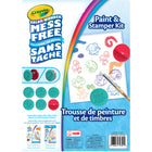 Crayola - Trousse de peinture et de timbres-2 FAÇONS DE CRÉER : Les enfants peuvent utiliser les encres non toxiques et sans dégâts incluses pour peindre ou utiliser les tampons safari sans dégâts