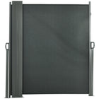 Outsunny - Store latéral double rétractable - gris-Stores latéraux doubles flexibles pour une utilisation en extérieur
