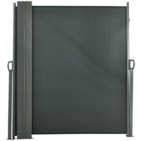 Outsunny - Store latéral double rétractable - gris-Stores latéraux doubles flexibles pour une utilisation en extérieur

