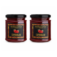 Thursday Cottage - Confiture Aux Fraises Et Au Champagne - 210 G - Paquet De 2-Préparée artisanalement en petites quantités