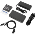 Targus - Station d'accueil universelle USB-C DV4K DP avec alimentation 65 W-Adaptateur secteur 100 WAC