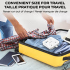 Bell+Howell - Parasurtenseur à 3 prises avec bloc d'alimentation à DEL et 1 port USB-A et 2 ports USB-C - Cordon de 6 pi-7