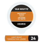 Café Van Houtte, Mélange du matin − Torréfaction légère – Dosettes de café K–Cup – Paquet de 24-Compatibilité : Ce produit contient des dosettes K–Cup authentiques, conçues pour garantir la qualité et la compatibilité avec toutes les cafetières Keurig