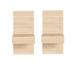 Nexera - Ensemble de 2 panneaux d'extension pour table de nuit flottante Milano, Chêne Blond Naturel-Garantie Limitée d’un An : Achetez en toute confiance, notre lit plateforme est couvert par une garantie limitée d’un an pour une tranquillité d'esprit supplémentaire