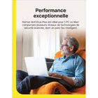 Norton - AntiVirus Plus - Sauvegarde infonuagique pour PC de 2 Go - 1 Appareil - Abonnement de 1 an-Pare-feu intelligent: Il contrôle les communications entre votre ordinateur et les autres ordinateurs et bloque le trafic non autorisé, ce qui contribue à protéger vos fichiers personnels et vos renseignements financiers.